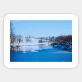 Winter Lake (Cool) Sticker